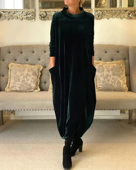 Anika™ Stylish Suede Dress