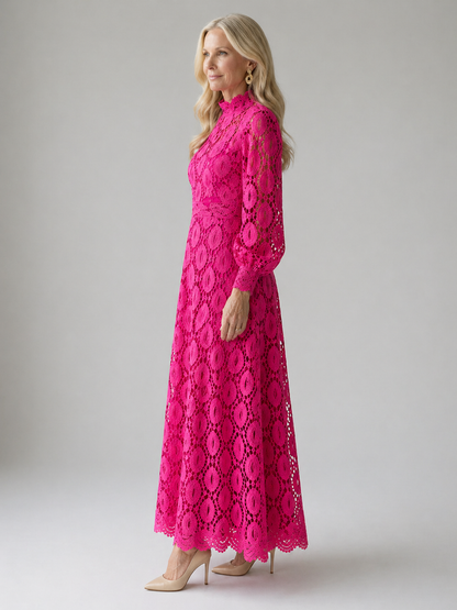 ARVELYNE™ | Lace Midi Dress