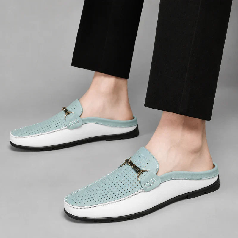 Hudson™ | Italian Leather Slides