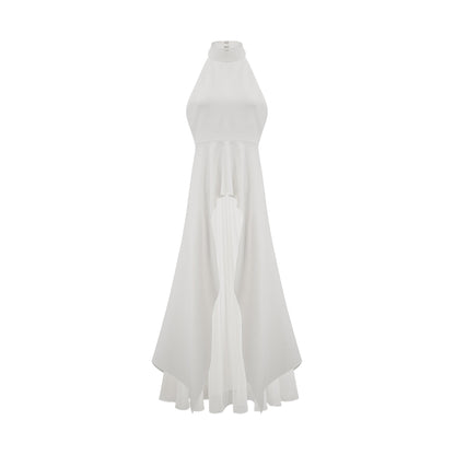 Emma - halterneck layered long dress