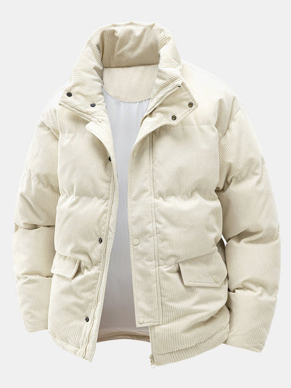 Corduroy Puffer Jacket