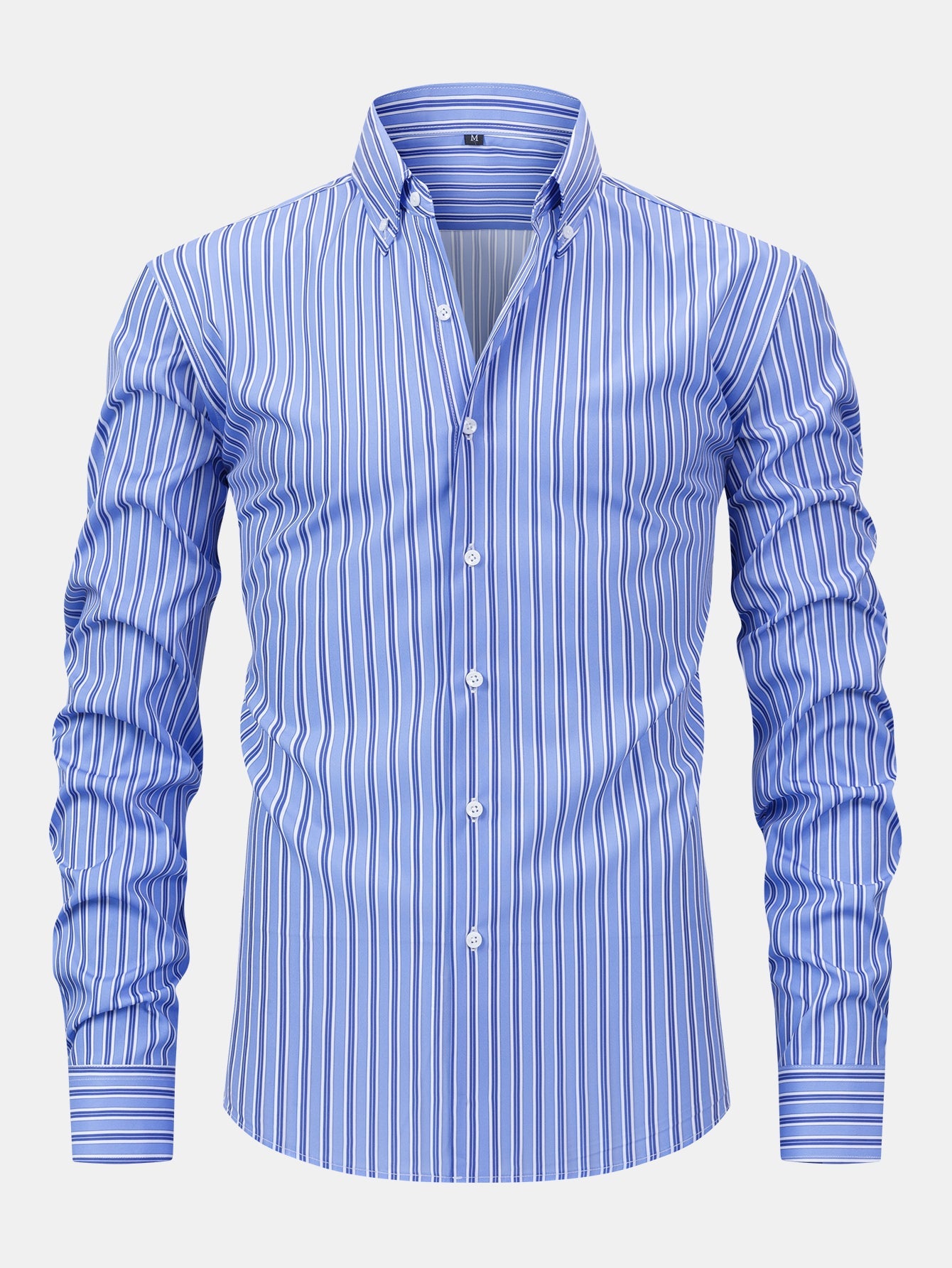 Classic Striped Button-Up Shirt