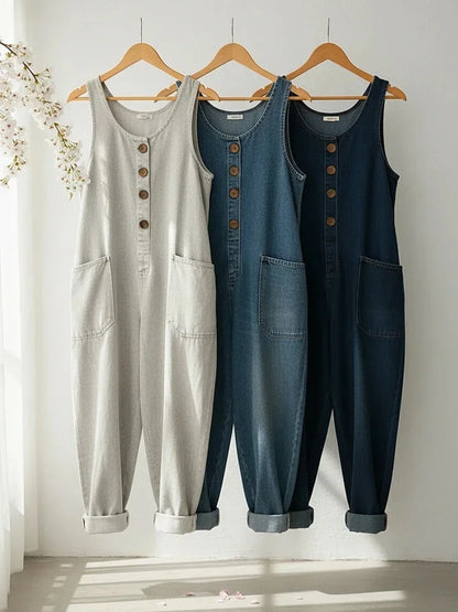 Jasmin - Denim Jumpsuit