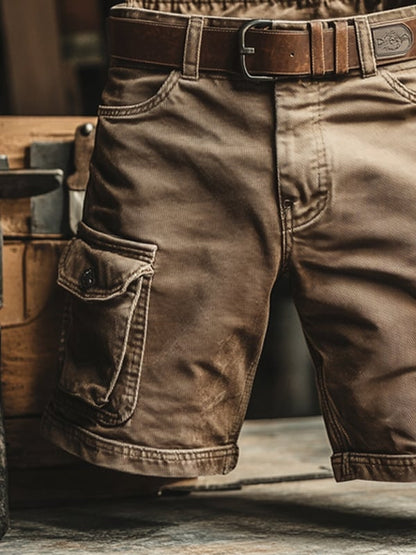 Jack | Retro Multi-Pocket Cargo Shorts