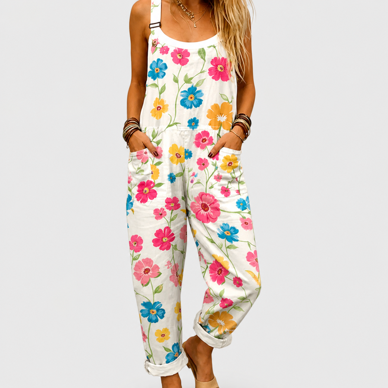 Chloe™ | Spring Blossom Jumpsuit
