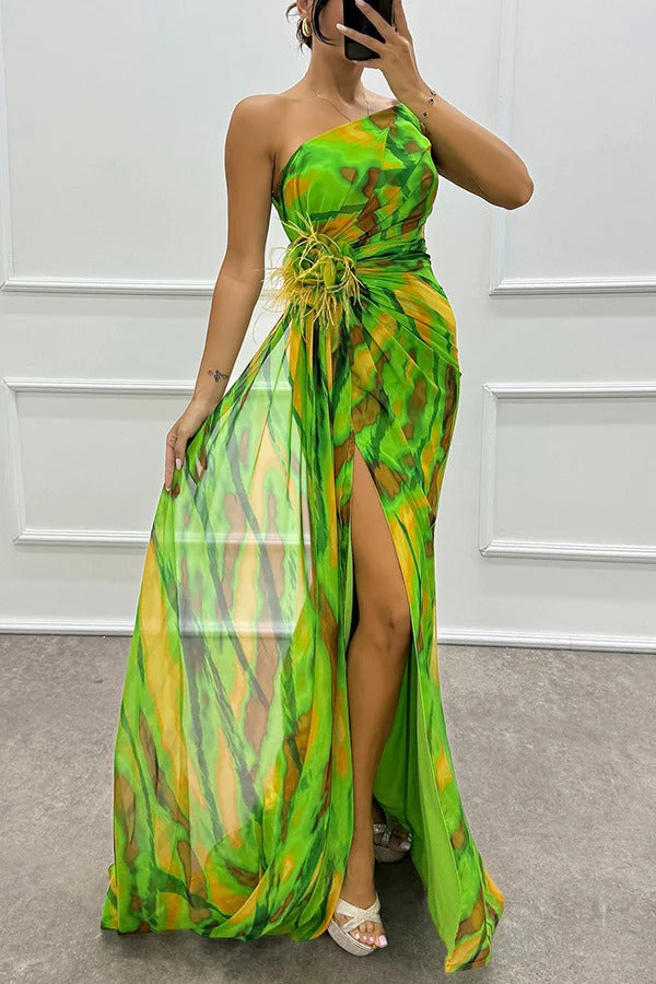 ARVELYNE™ | Vibrant Draped Dress