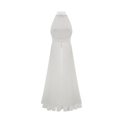 Emma - halterneck layered long dress