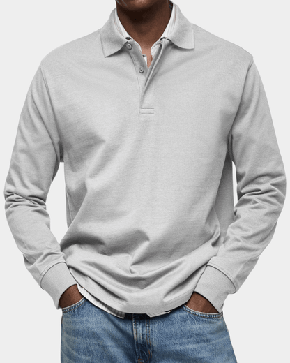 Charlie - Comfortable Spring Long-Sleeve Polo
