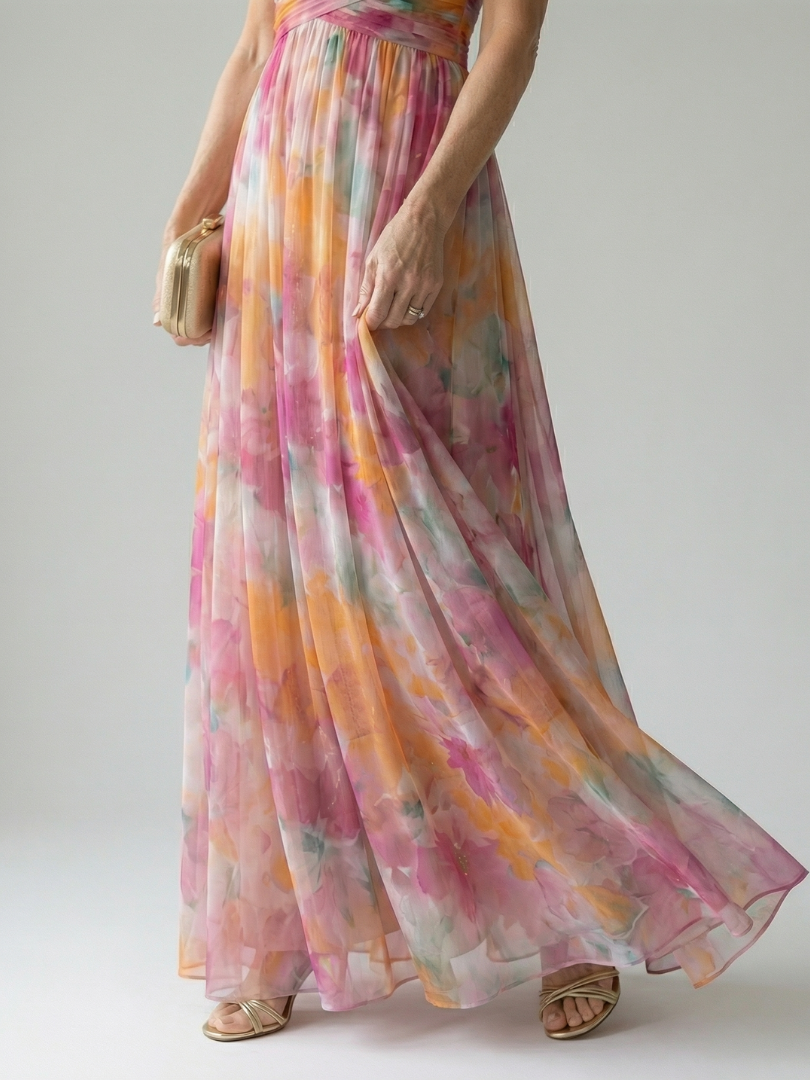 Isel™ Soft Wrap Maxi Dress