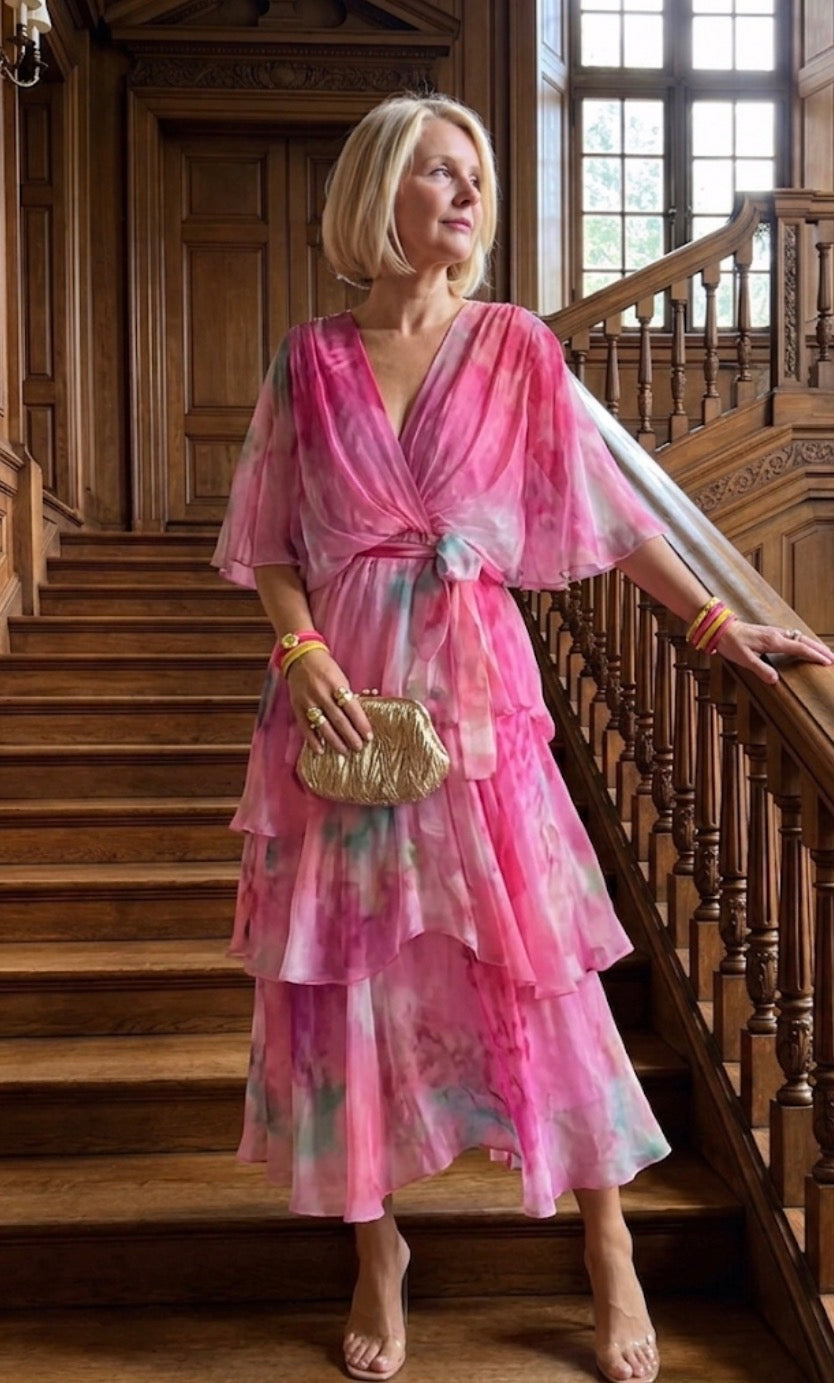 Amelia™ | Layered Floral Sun Dress
