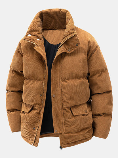 Corduroy Puffer Jacket