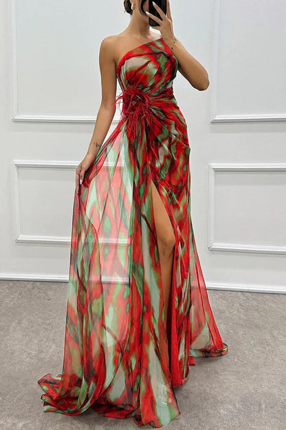 ARVELYNE™ | Vibrant Draped Dress