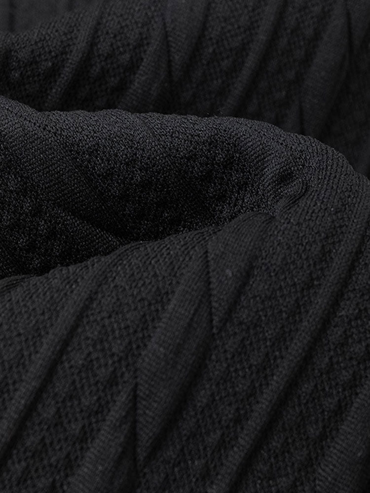 Twisted Jacquard Straight Leg Pants