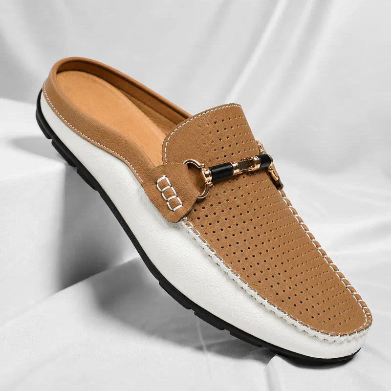Hudson™ | Italian Leather Slides