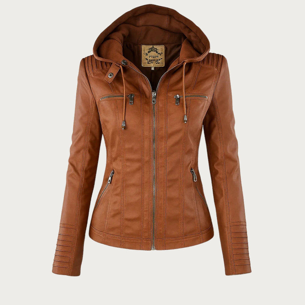 CHARLOTTE ROBUST & ELEGANT LEATHER JACKET