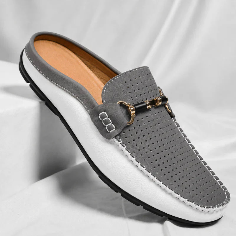 Hudson™ | Italian Leather Slides