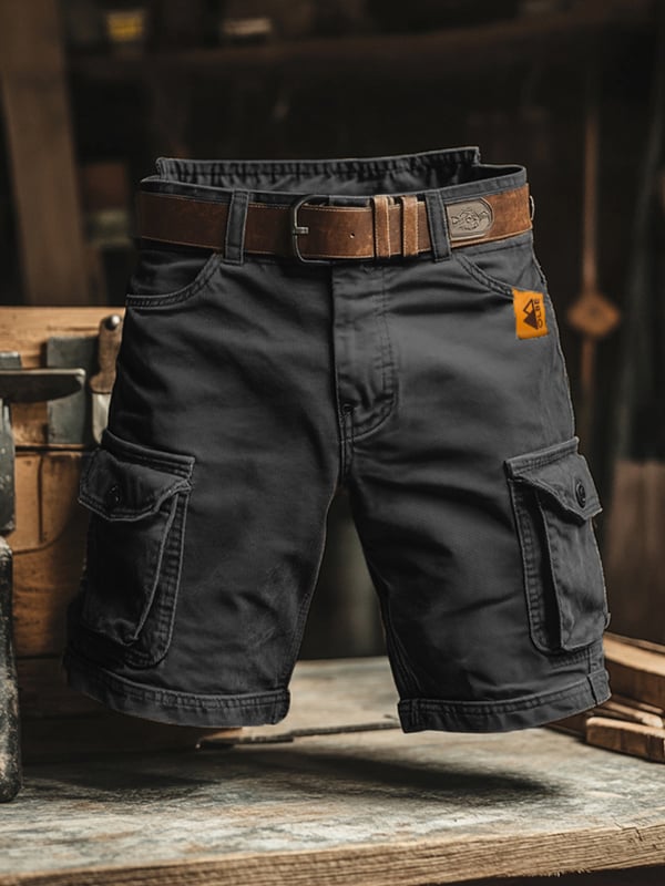 Jack | Retro Multi-Pocket Cargo Shorts