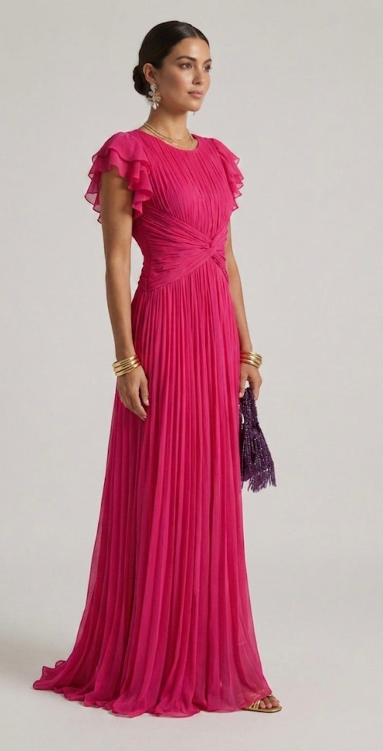 Ellis & Johnson™  | Pleated Evening Dress