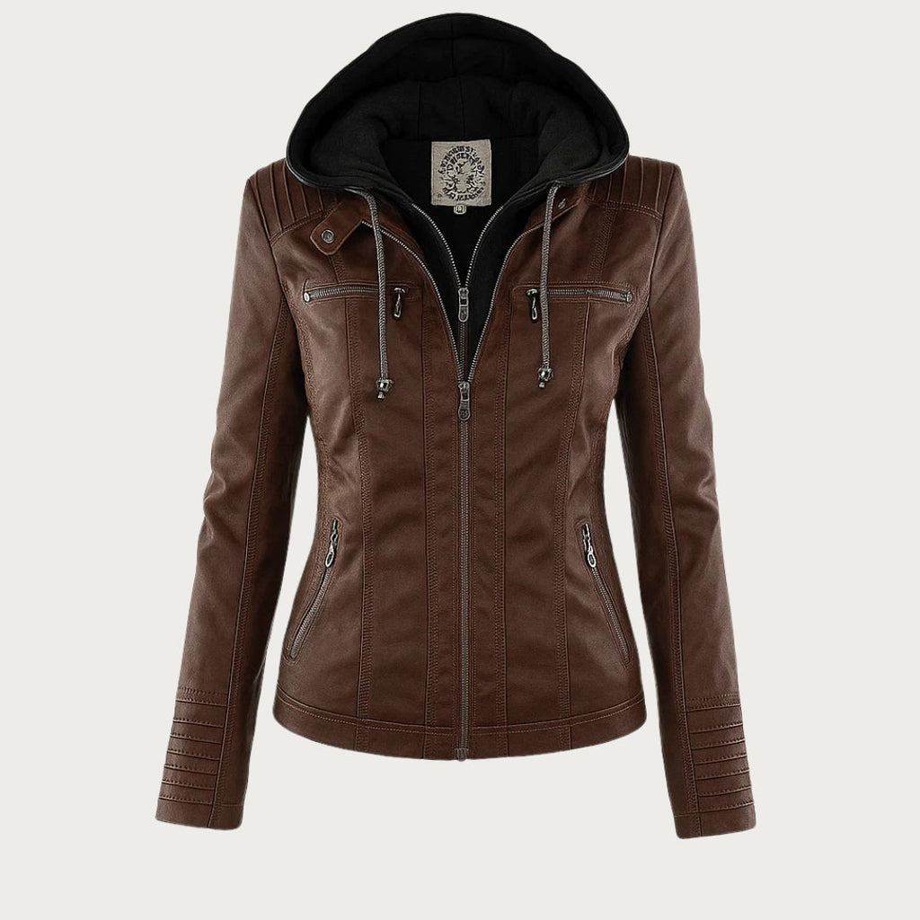 CHARLOTTE ROBUST & ELEGANT LEATHER JACKET