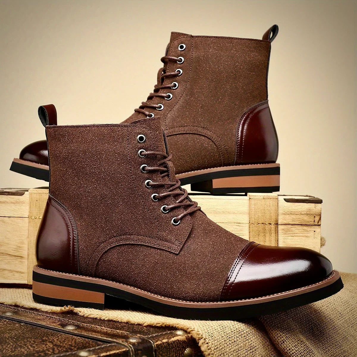 Oliver™ | Oxford Leather Boots