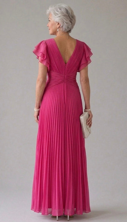 ARVELYNE™  | Pleated Evening Dress