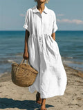 Alianna™ Elegant Shirt Dress