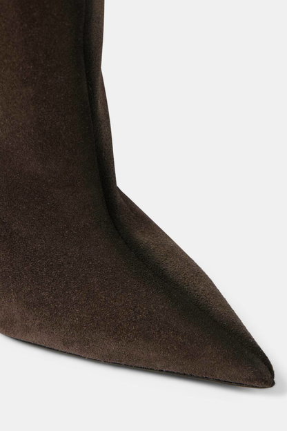 Poppy Heterotypic Knee-high Boots - Brown