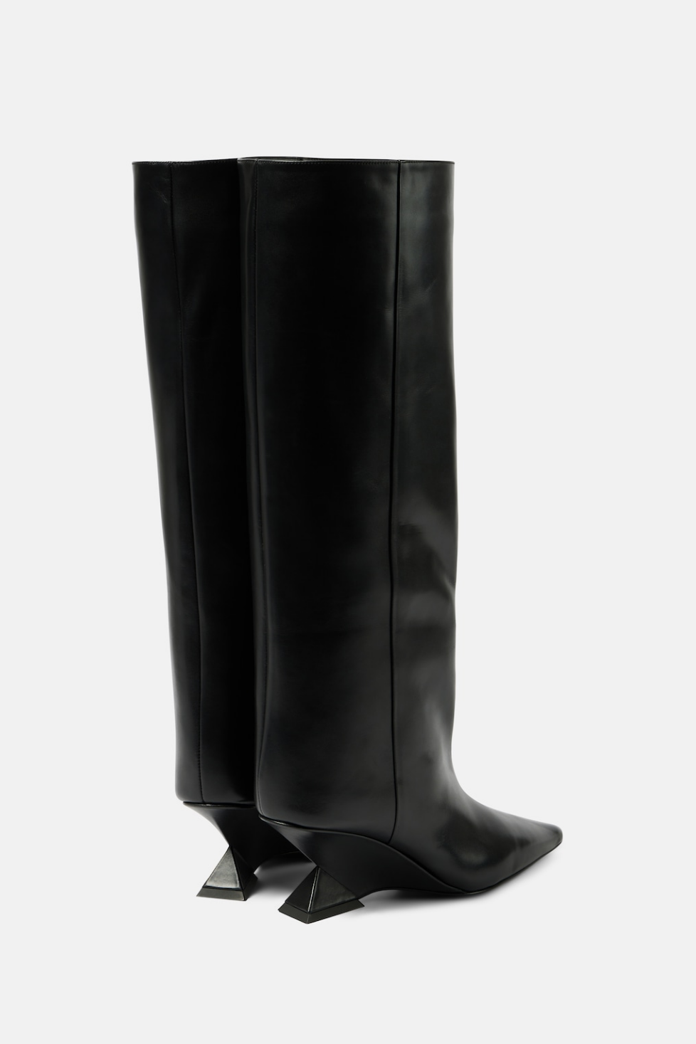 Ruby Heterotypic Knee-high Boots - Black