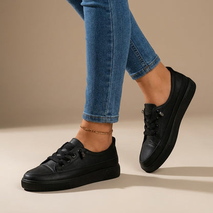 Annaliese | Women’s Minimalist Lace-Up Trainers With Supportive Fit