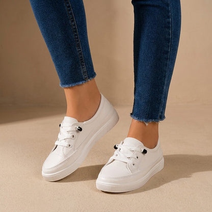 Annaliese | Women’s Minimalist Lace-Up Trainers With Supportive Fit