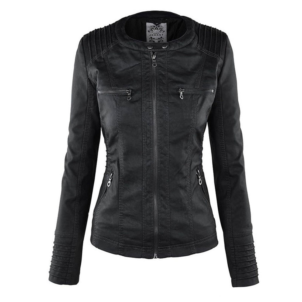 CHARLOTTE ROBUST & ELEGANT LEATHER JACKET