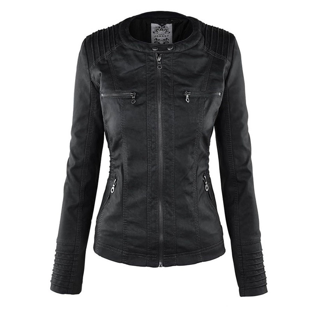 CHARLOTTE ROBUST & ELEGANT LEATHER JACKET