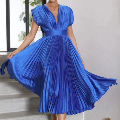ARVELYNE™  | Timeless Pleated Midi Dress