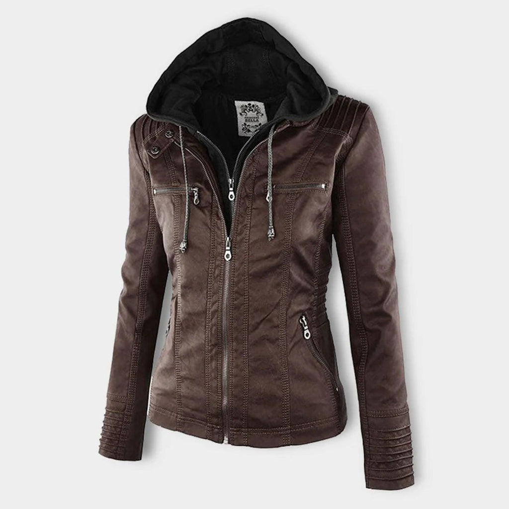 CHARLOTTE ROBUST & ELEGANT LEATHER JACKET