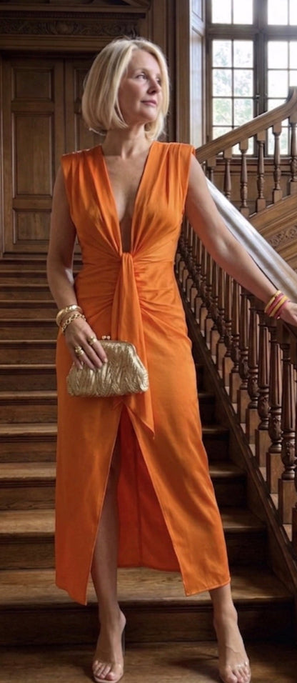 ARVELYNE™  | Elegant Pleated Dress