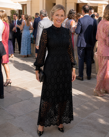 ARVELYNE™ | Lace Midi Dress