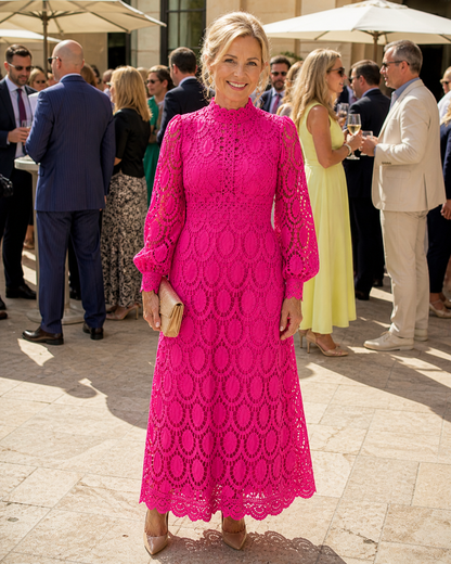 ARVELYNE™ | Lace Midi Dress