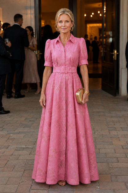 ARVELYNE™  | Belted Floral Maxi Dress