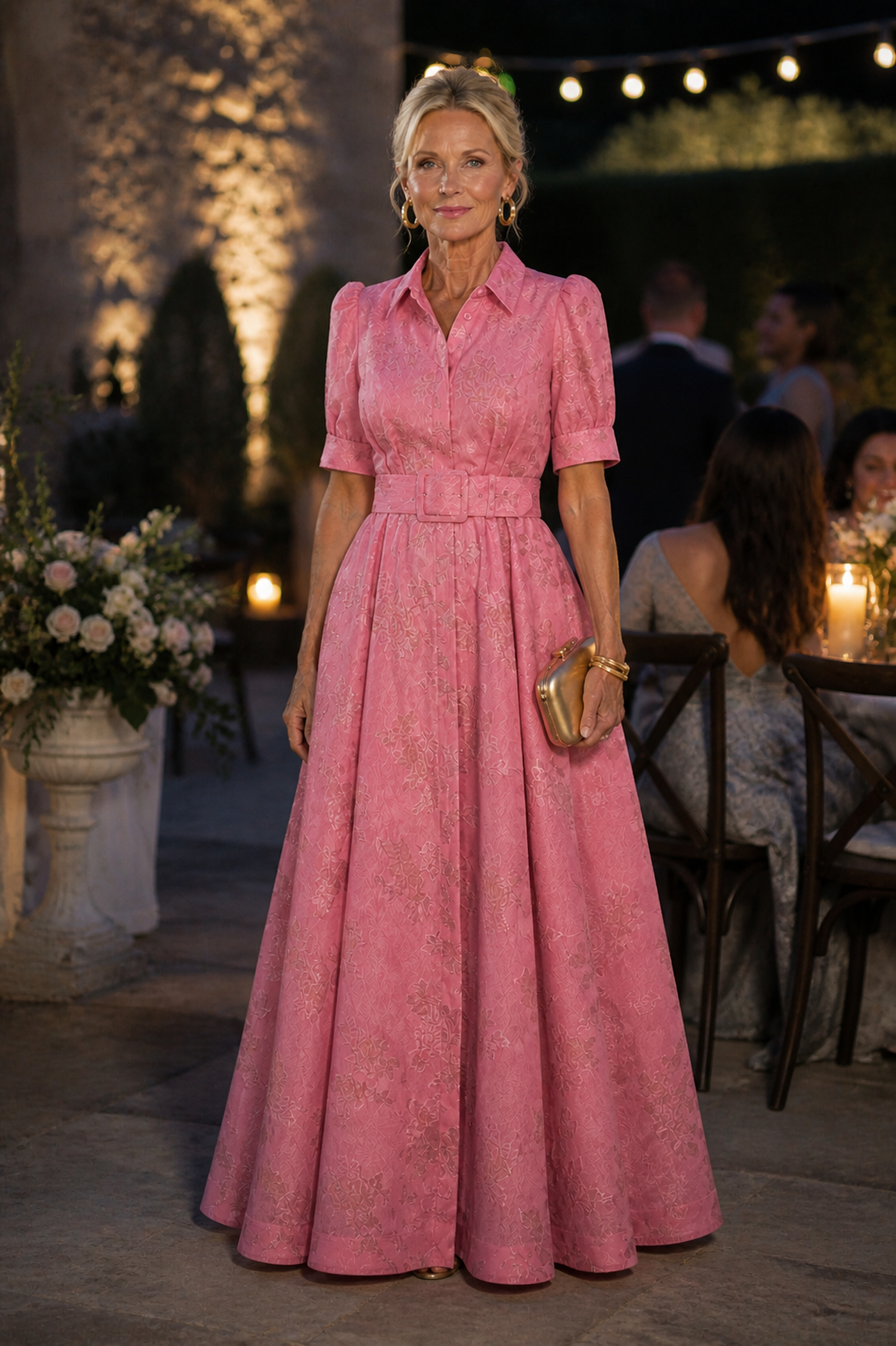ARVELYNE™  | Belted Floral Maxi Dress