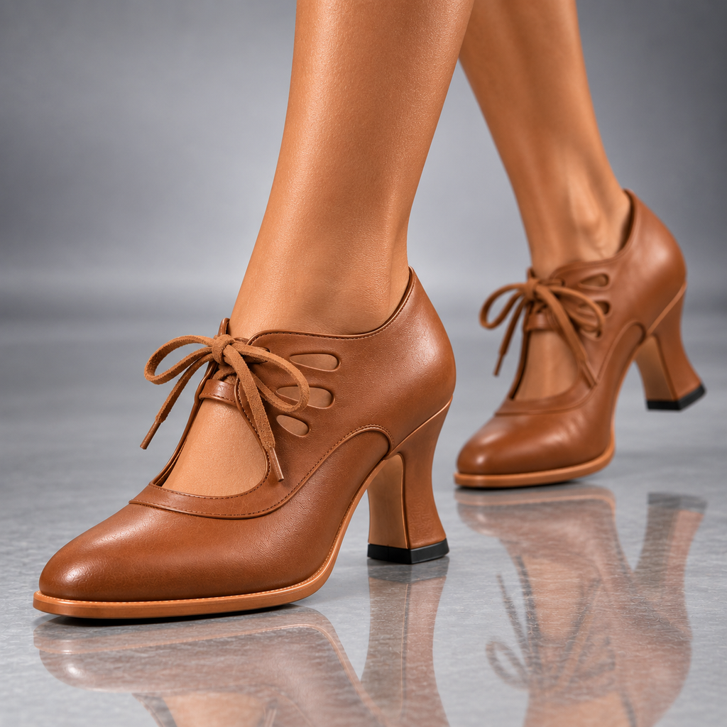 CLARA | LACE-UP HEELS