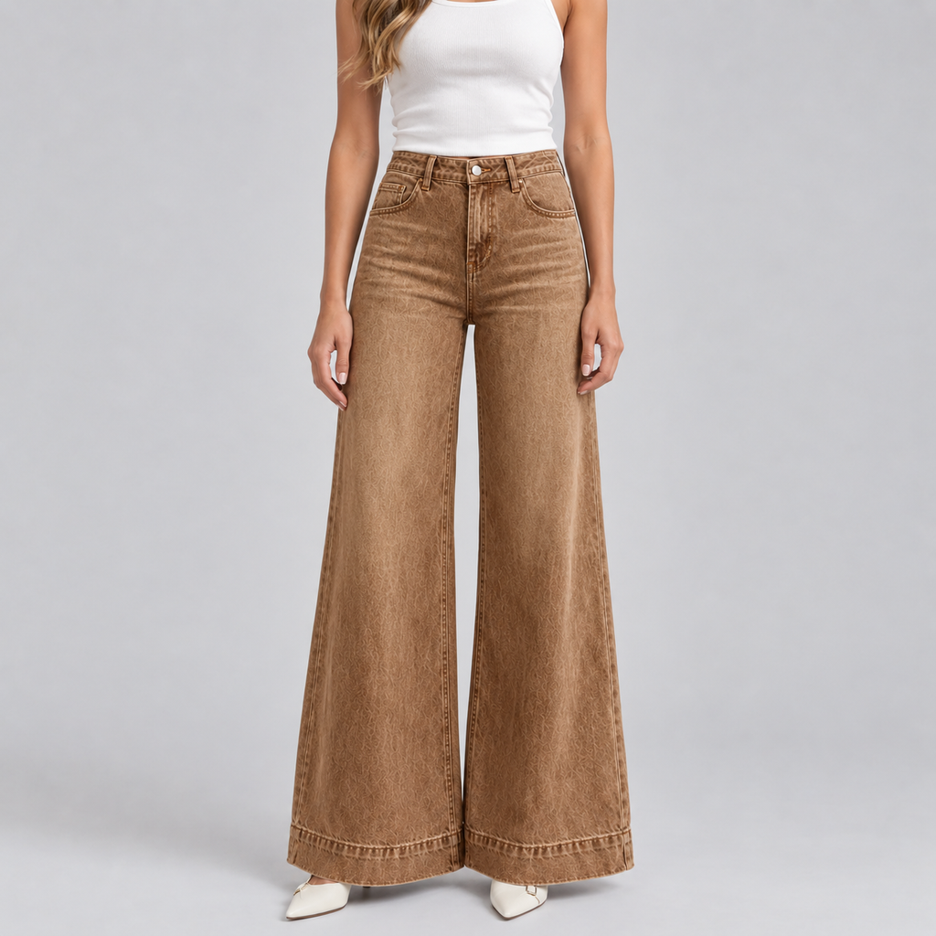 CHLOÉ WIDE-LEG JEANS WITH A SLIMMING EFFECT