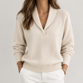 ELARA  V-NECK SWEATER