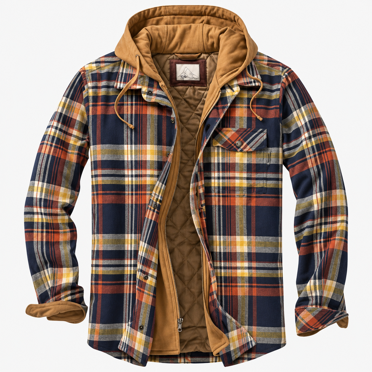 James Checked Patchwork Jacket