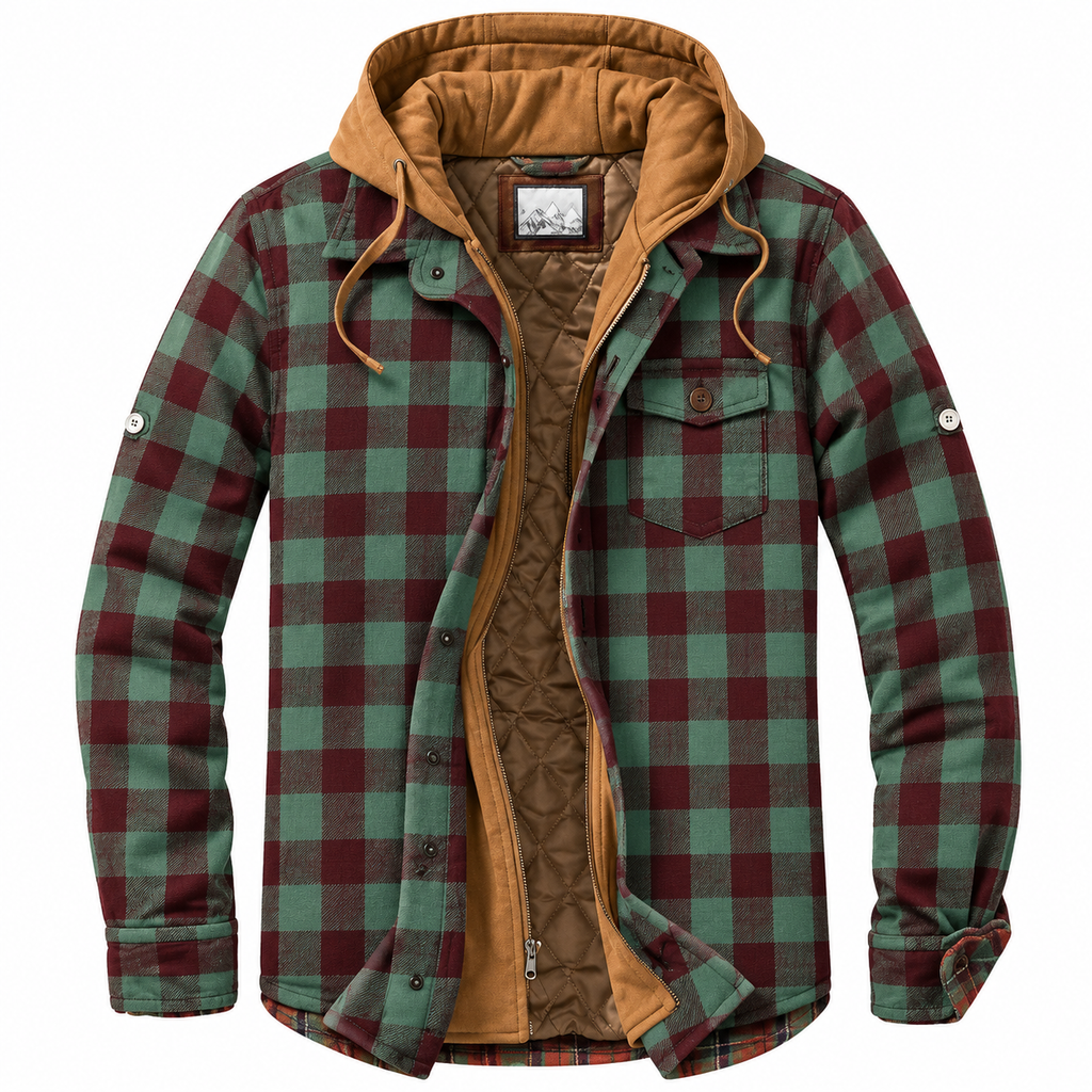 James Checked Patchwork Jacket