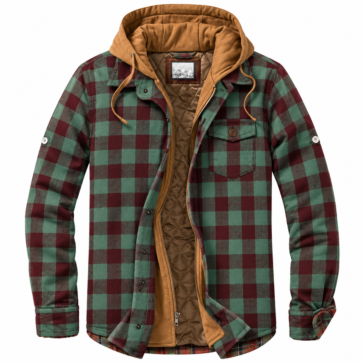 James Checked Patchwork Jacket