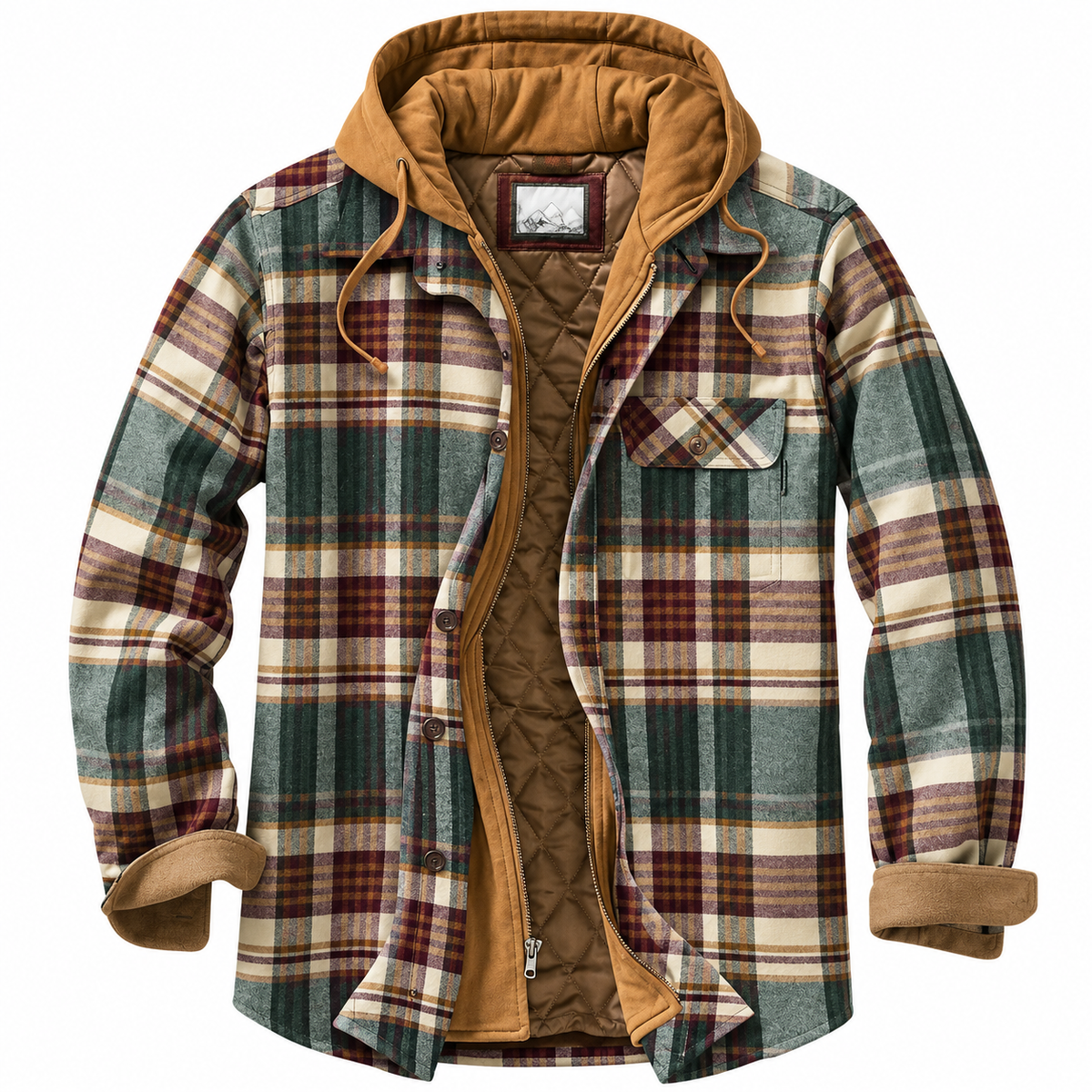 James Checked Patchwork Jacket