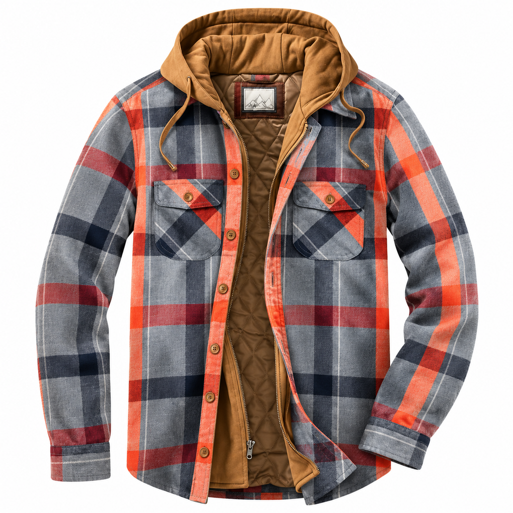 James Checked Patchwork Jacket