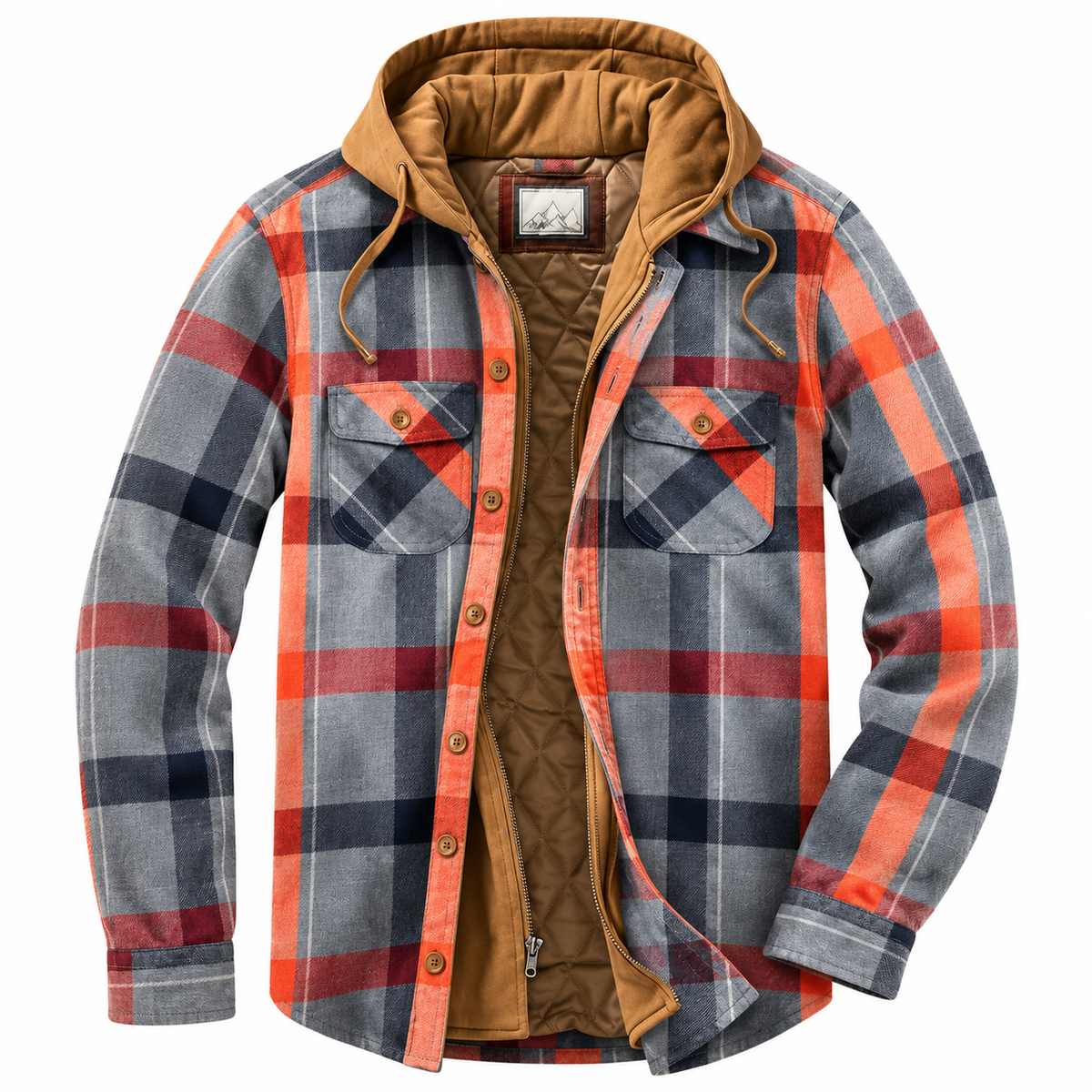 James Checked Patchwork Jacket