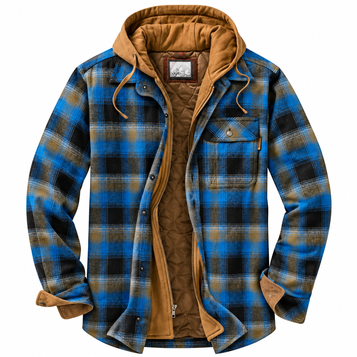 James Checked Patchwork Jacket