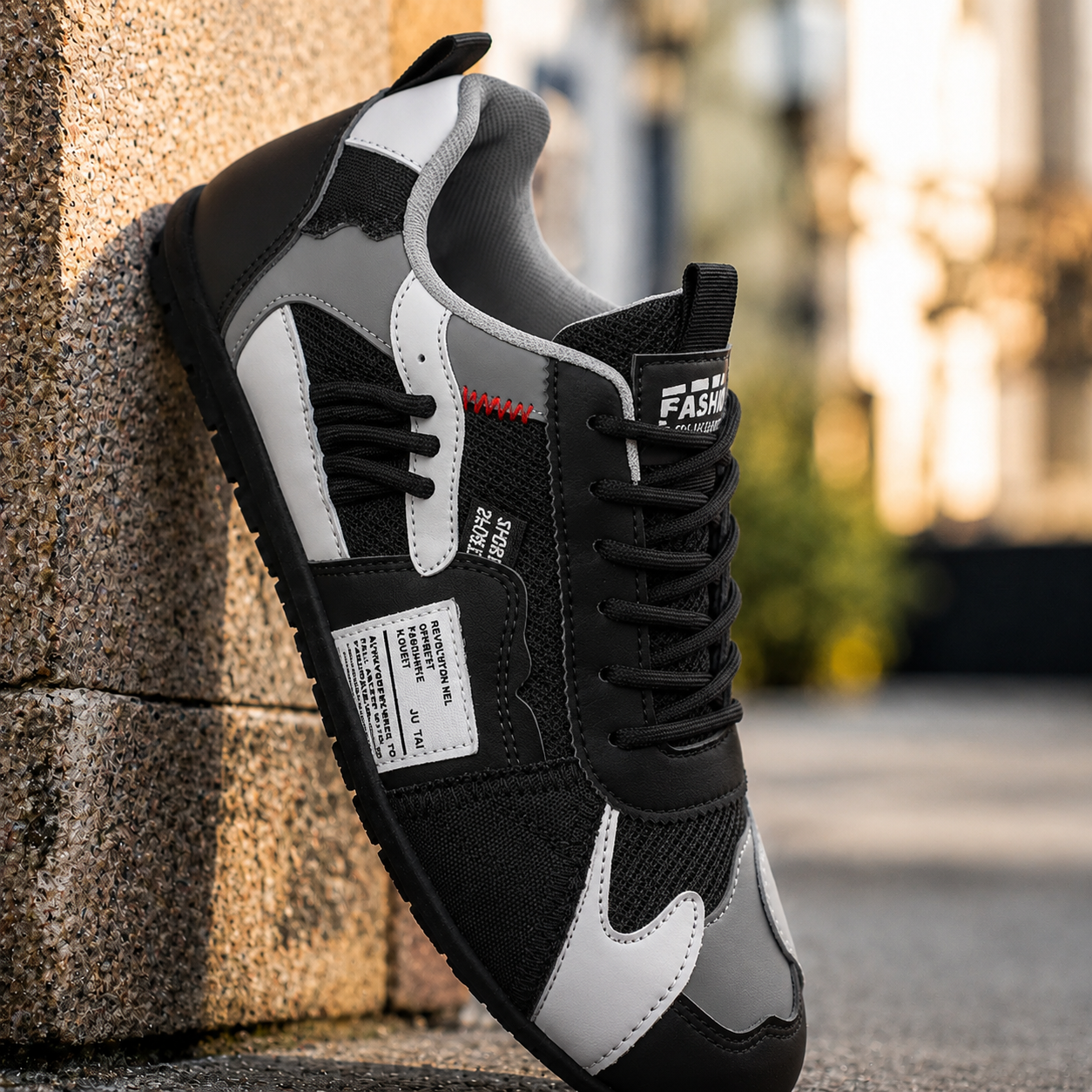Sawyer™ | Retro Leather Sneakers